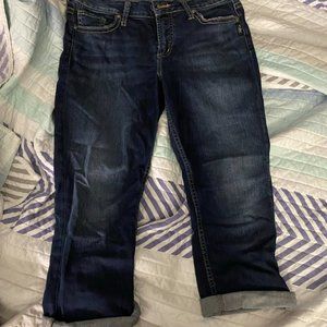 Silver Jeans Co Elyse Cropped Jeans